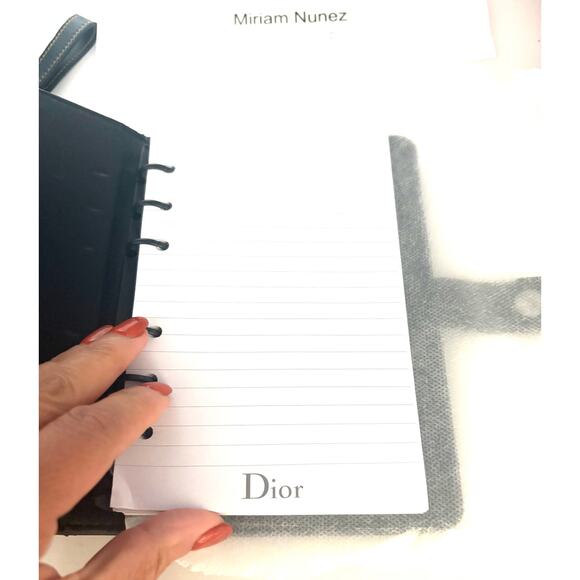 Christian Dior Notebook Notepad Heart BLACK -New- - Picture 4 of 5